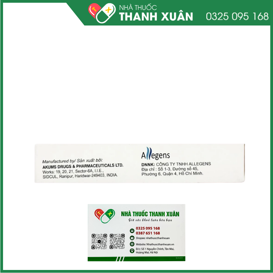 Escivex 20 điều trị các giai đoạn trầm cảm nặng